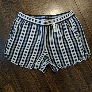 Madewell Stripe Drapey Shorts
